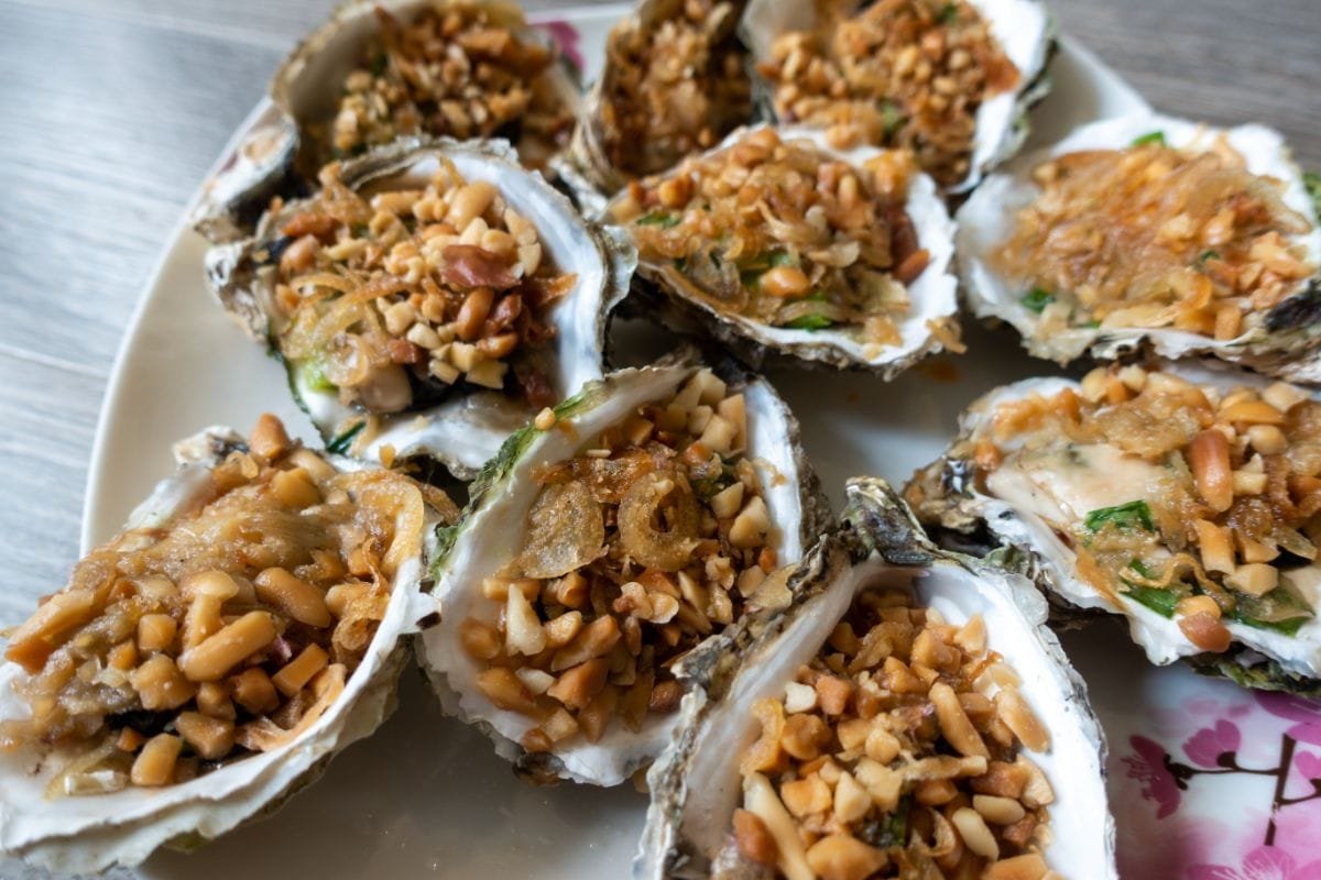 Grilled Oysters In Garlic Butter