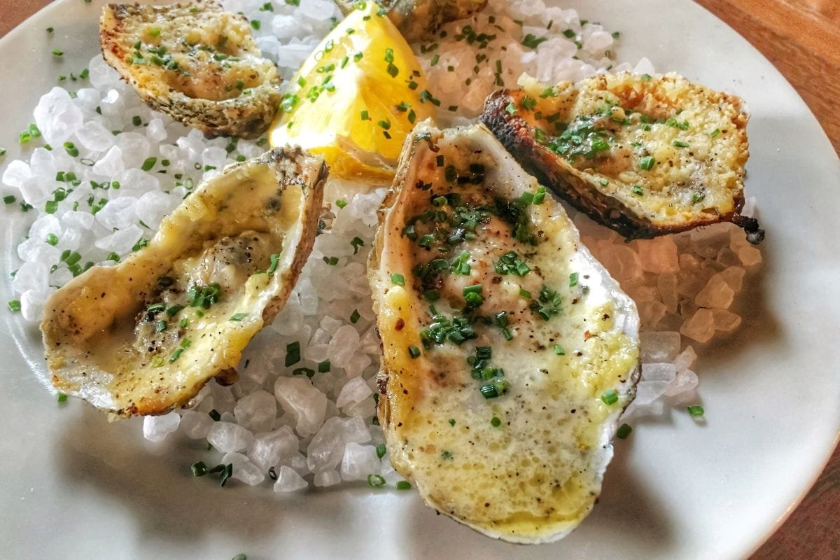 Parmesan Cheese Grilled Oysters