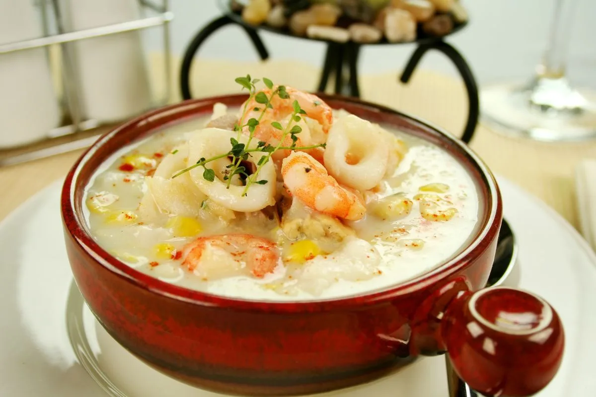 Smoked Shrimp And Corn Chowder