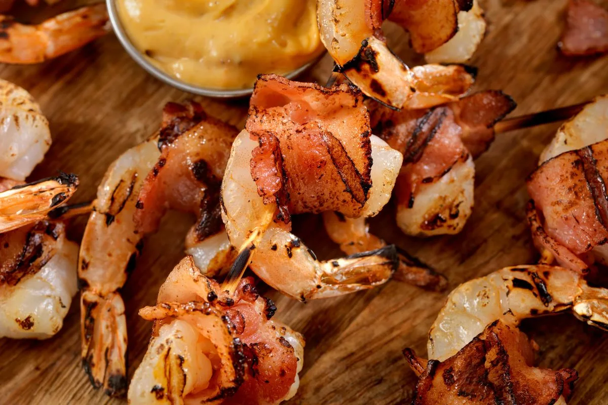 Traeger Bacon-Wrapped Shrimp 